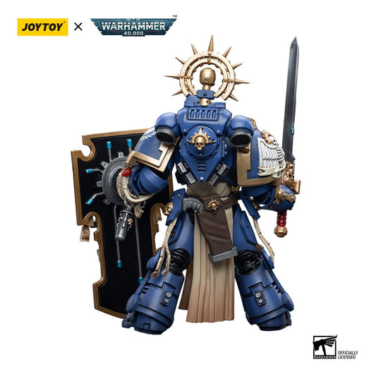 Warhammer 40k Actionfigur 1/18 Ultramarines Primaris Captain with Relic Shield and Power Sword 12 cm Image 2