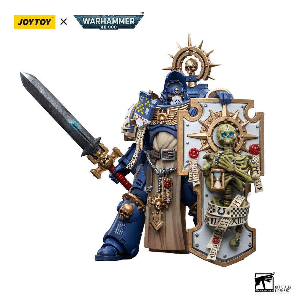 Warhammer 40k Actionfigur 1/18 Ultramarines Primaris Captain with Relic Shield and Power Sword 12 cm Image 4