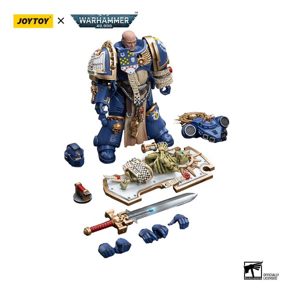 Warhammer 40k Actionfigur 1/18 Ultramarines Primaris Captain with Relic Shield and Power Sword 12 cm Image 5