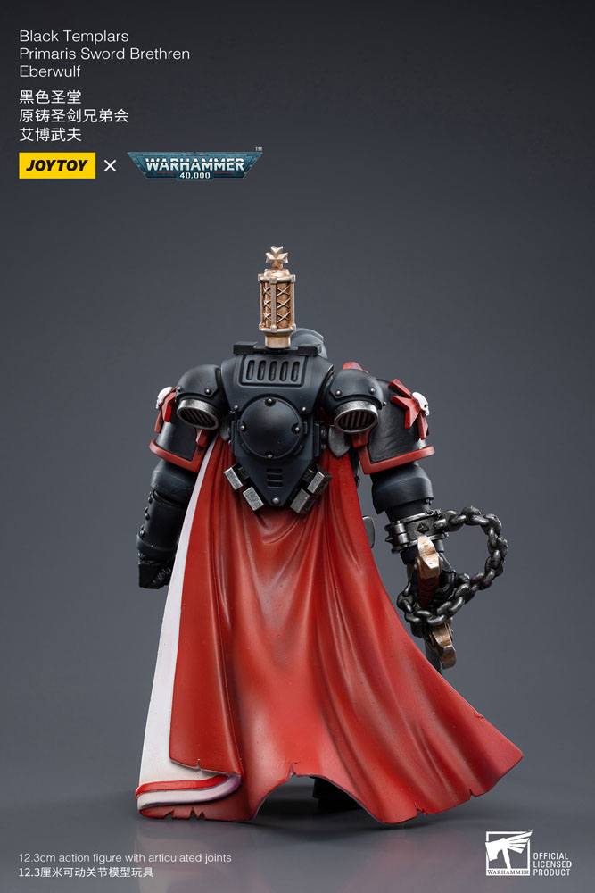 Warhammer 40k Actionfigur 1/18 Black Templars Primaris Sword Brethren Eberwulf 12 cm Image 3