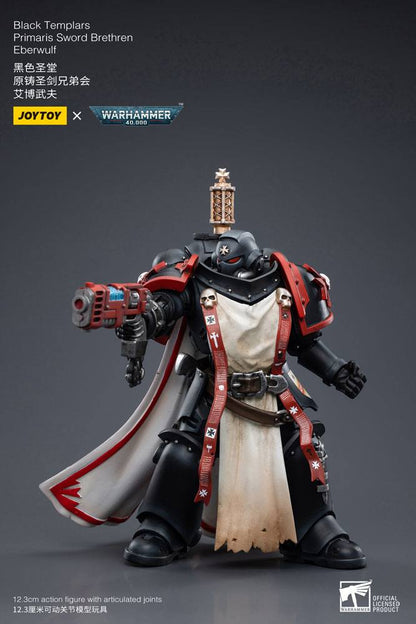 Warhammer 40k Actionfigur 1/18 Black Templars Primaris Sword Brethren Eberwulf 12 cm Image 7