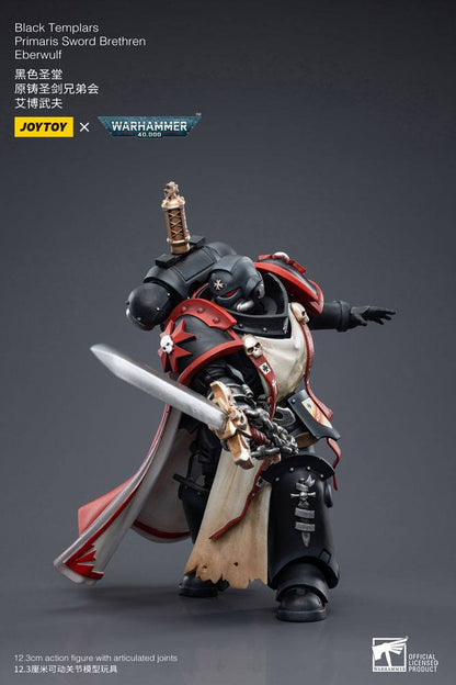 Warhammer 40k Actionfigur 1/18 Black Templars Primaris Sword Brethren Eberwulf 12 cm Image 8