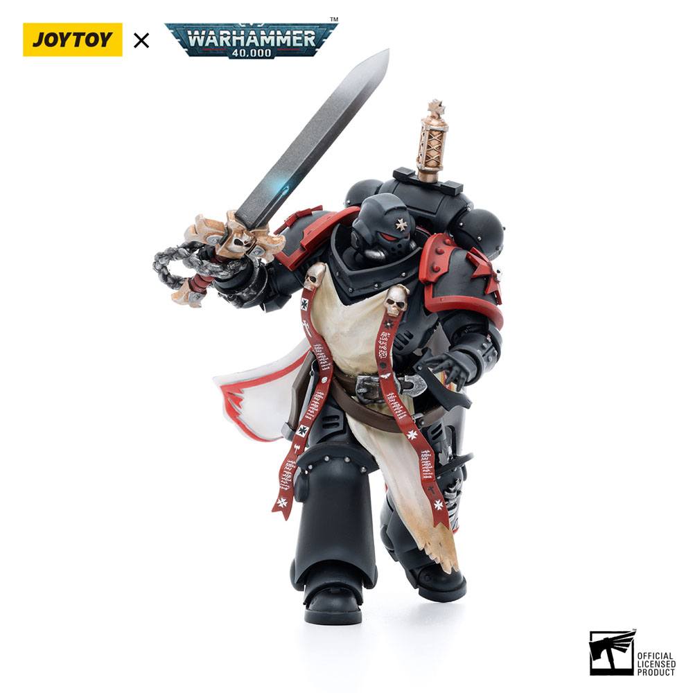 Warhammer 40k Actionfigur 1/18 Black Templars Primaris Sword Brethren Eberwulf 12 cm Image 16