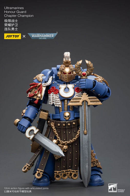 Warhammer 40k Actionfigur 1/18 Ultramarines Honour Guard Chapter Champion 12 cm Image 2