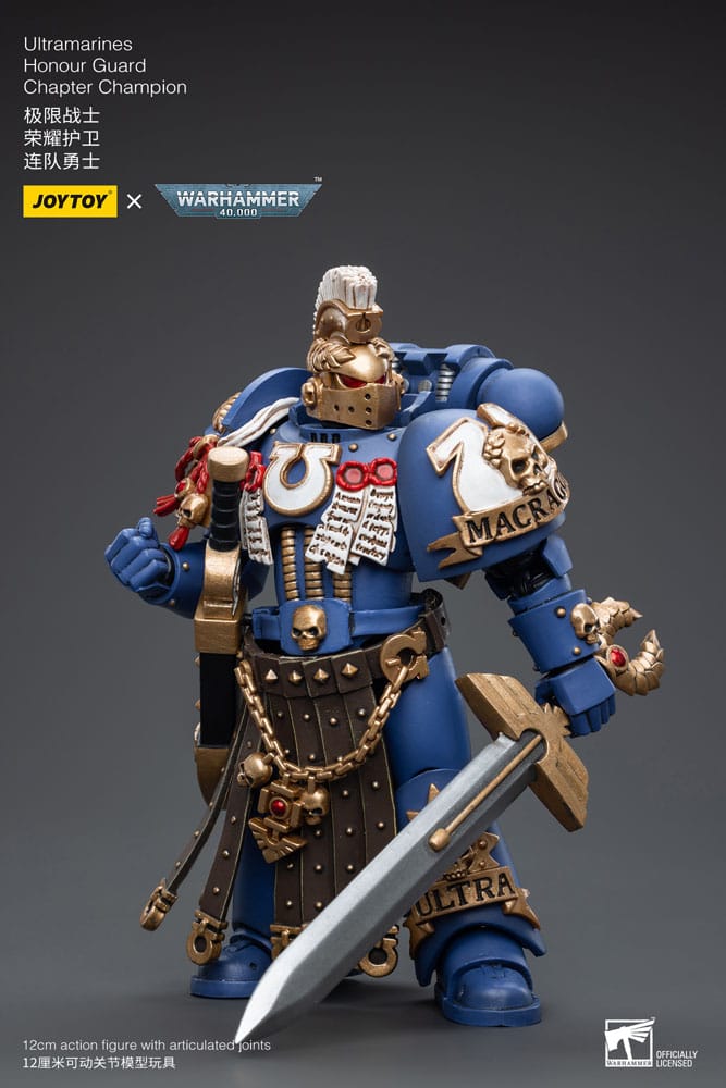 Warhammer 40k Actionfigur 1/18 Ultramarines Honour Guard Chapter Champion 12 cm Image 4