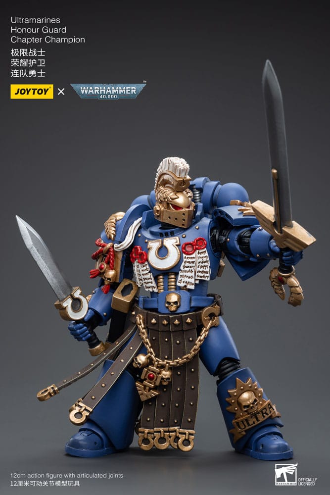 Warhammer 40k Actionfigur 1/18 Ultramarines Honour Guard Chapter Champion 12 cm Image 5