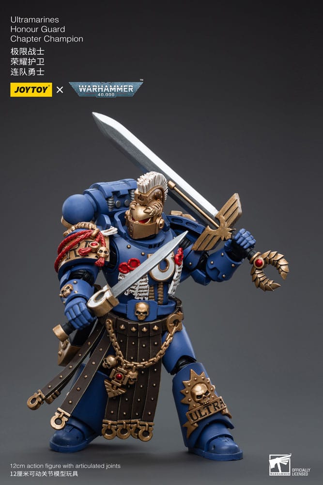 Warhammer 40k Actionfigur 1/18 Ultramarines Honour Guard Chapter Champion 12 cm Image 7