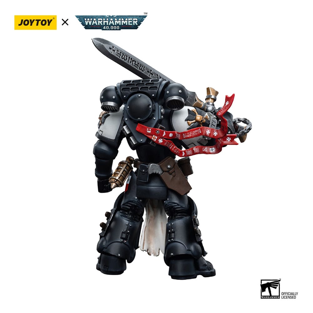 Warhammer 40k Actionfigur 1/18 Black Templars Emperor's Champion Bayard's Revenge 12 cm Image 2