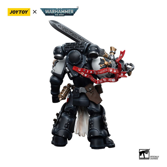 Warhammer 40k Actionfigur 1/18 Black Templars Emperor's Champion Bayard's Revenge 12 cm Image 2