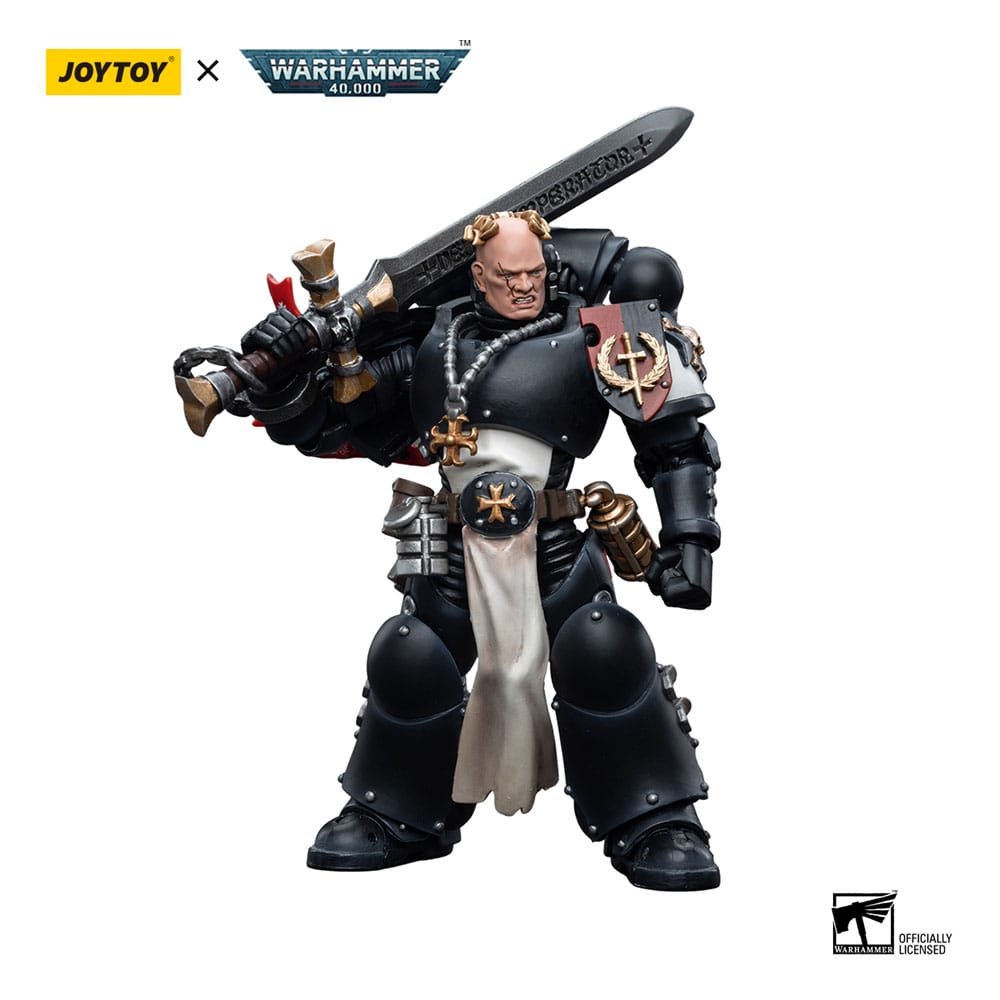 Warhammer 40k Actionfigur 1/18 Black Templars Emperor's Champion Bayard's Revenge 12 cm Image 3