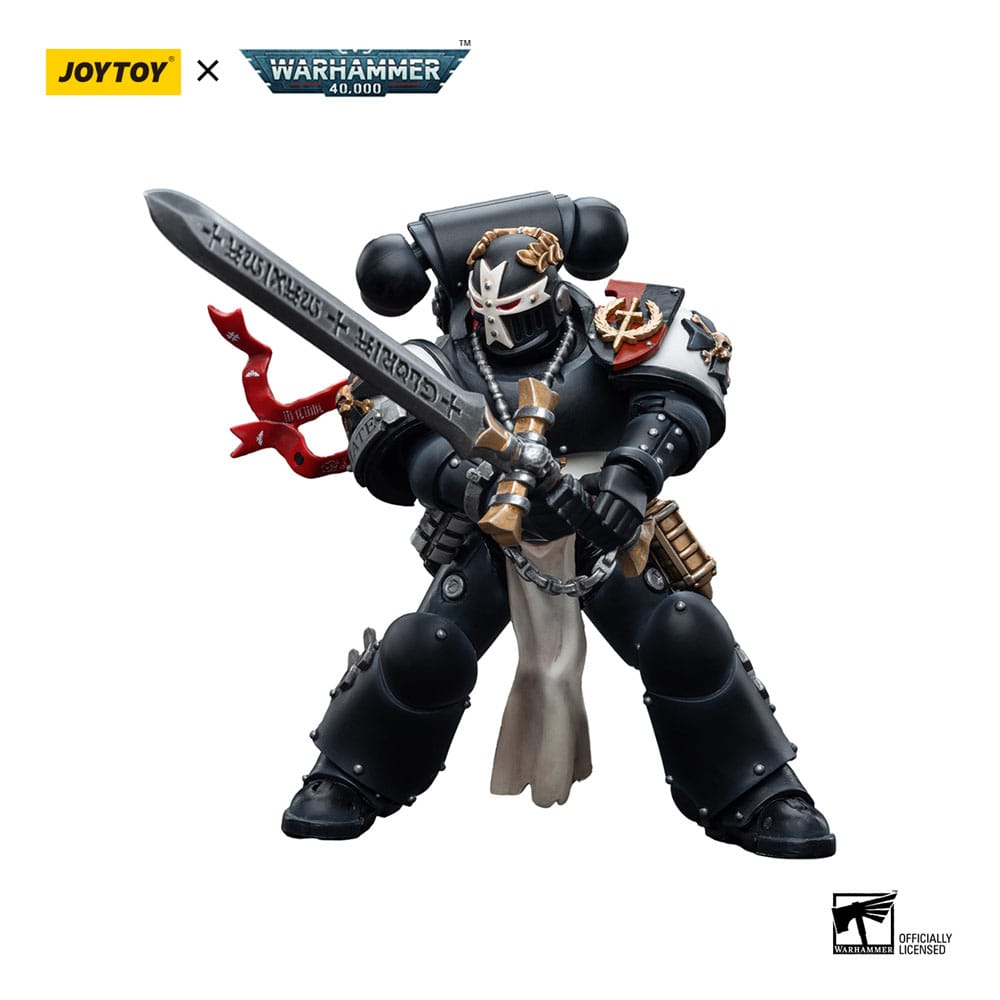 Warhammer 40k Actionfigur 1/18 Black Templars Emperor's Champion Bayard's Revenge 12 cm Image 4