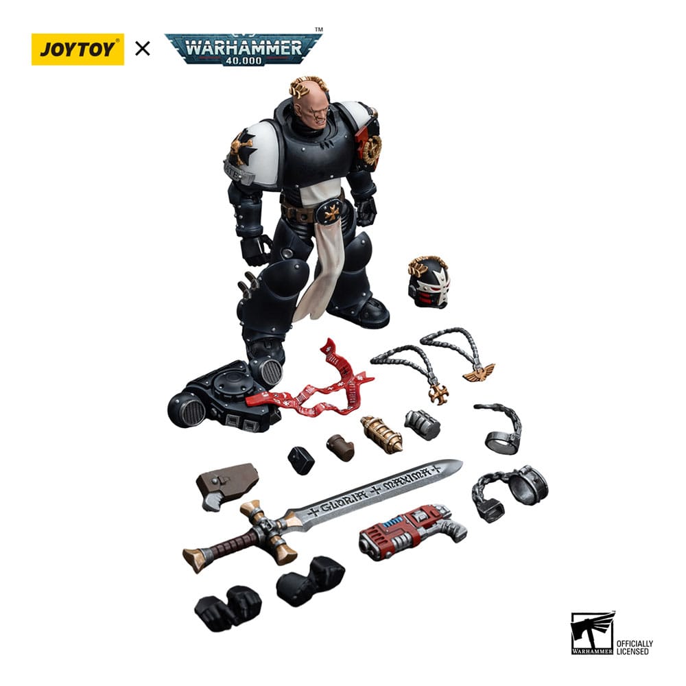 Warhammer 40k Actionfigur 1/18 Black Templars Emperor's Champion Bayard's Revenge 12 cm Image 5
