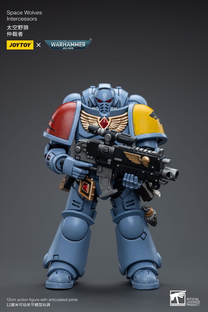 Warhammer 40k Actionfigur 1/18 Space Wolves Intercessors 12 cm Image 2