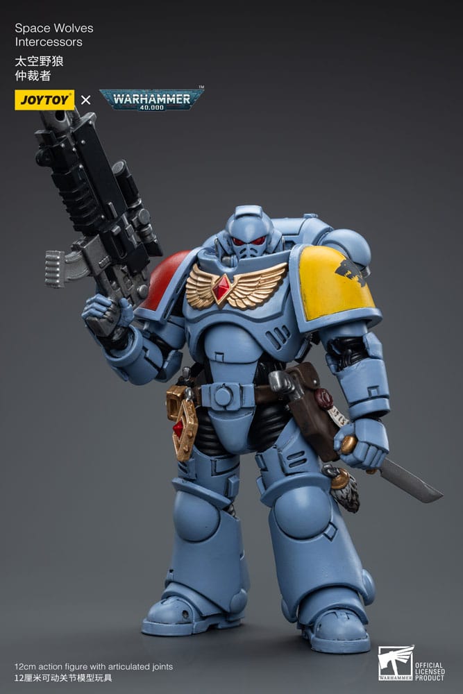 Warhammer 40k Actionfigur 1/18 Space Wolves Intercessors 12 cm Image 4
