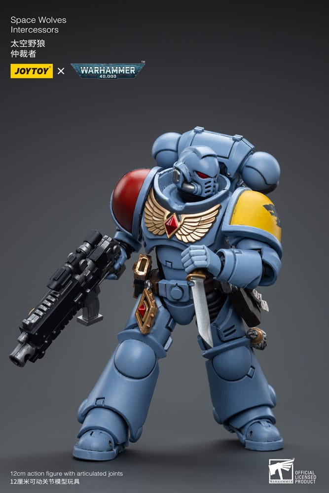 Warhammer 40k Actionfigur 1/18 Space Wolves Intercessors 12 cm Image 5