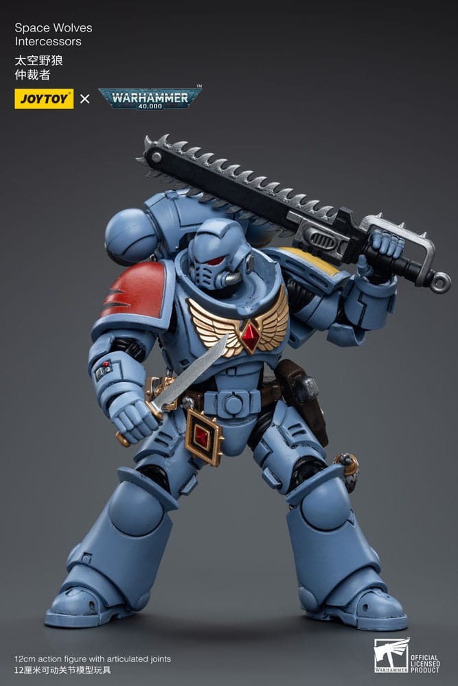 Warhammer 40k Actionfigur 1/18 Space Wolves Intercessors 12 cm Image 8