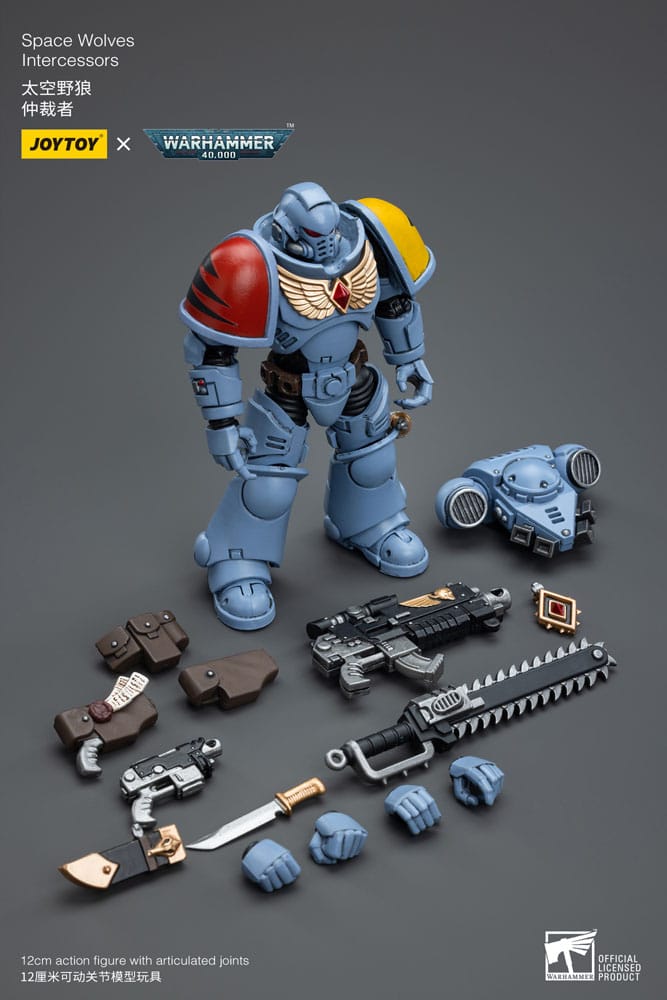 Warhammer 40k Actionfigur 1/18 Space Wolves Intercessors 12 cm Image 9