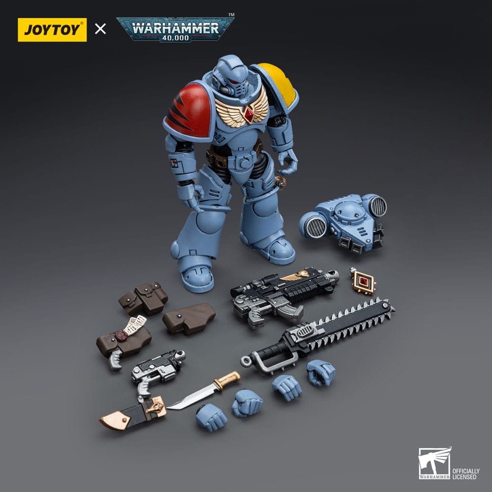 Warhammer 40k Actionfigur 1/18 Space Wolves Intercessors 12 cm Image 14