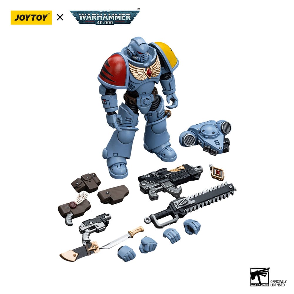 Warhammer 40k Actionfigur 1/18 Space Wolves Intercessors 12 cm Image 18