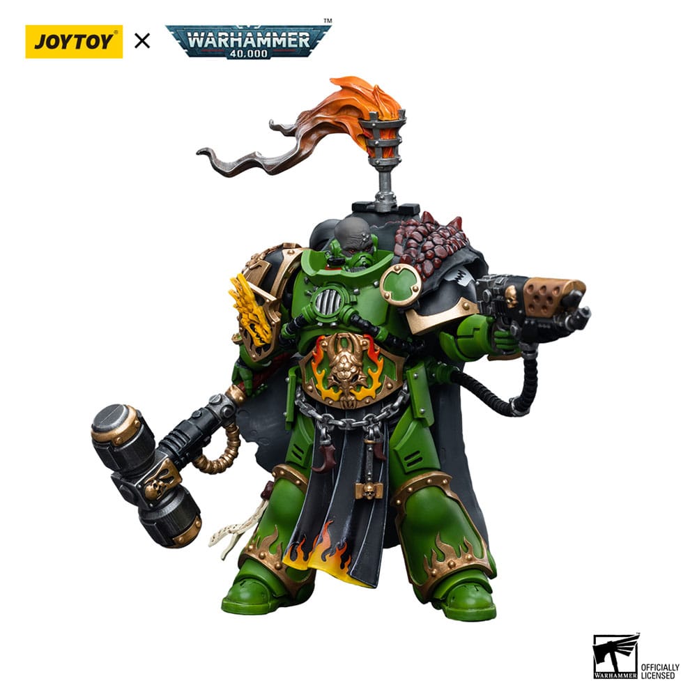 Warhammer 40k Actionfigur 1/18 Salamanders Captain Adrax Agatone 12 cm Image 9