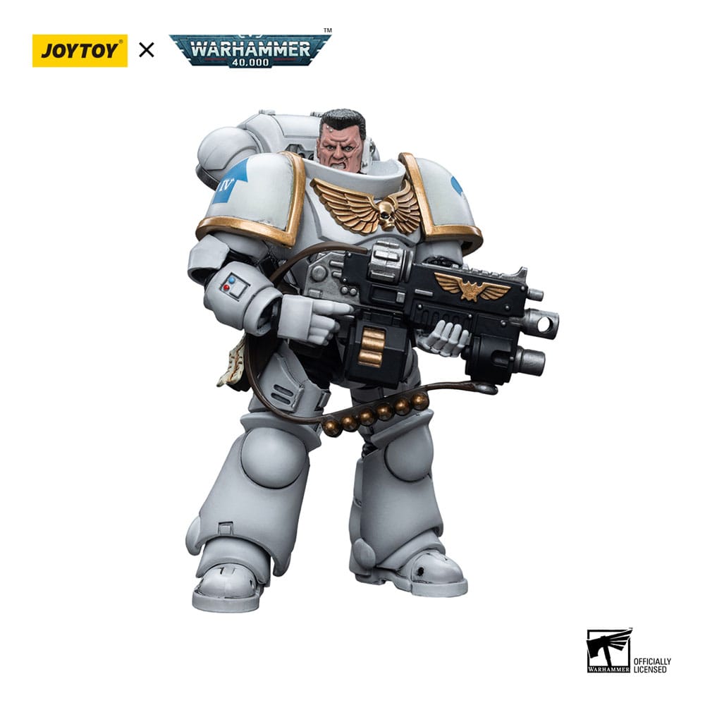 Warhammer 40k Actionfigur 1/18 Space Marines White Consuls Intercessors 1 12 cm Image 3