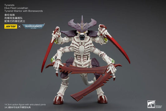 Warhammer 40k Actionfigur 1/18 Tyranids Hive Fleet Leviathan Tyranid Warrior with Boneswords 12 cm Image 1