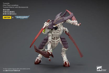 Warhammer 40k Actionfigur 1/18 Tyranids Hive Fleet Leviathan Tyranid Warrior with Boneswords 12 cm Image 11