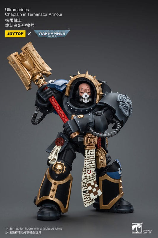 Warhammer 40k Actionfigur 1/18 Ultramarines Chaplain in Terminator Armour 12 cm Image 2