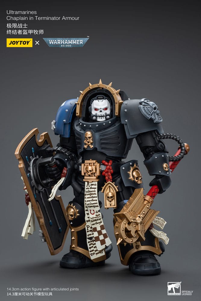 Warhammer 40k Actionfigur 1/18 Ultramarines Chaplain in Terminator Armour 12 cm Image 4