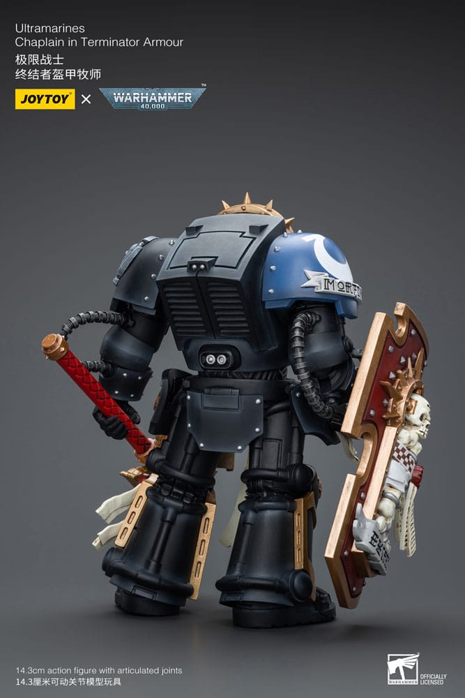 Warhammer 40k Actionfigur 1/18 Ultramarines Chaplain in Terminator Armour 12 cm Image 5
