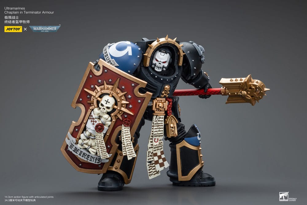 Warhammer 40k Actionfigur 1/18 Ultramarines Chaplain in Terminator Armour 12 cm Image 7