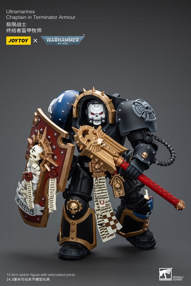 Warhammer 40k Actionfigur 1/18 Ultramarines Chaplain in Terminator Armour 12 cm Image 8