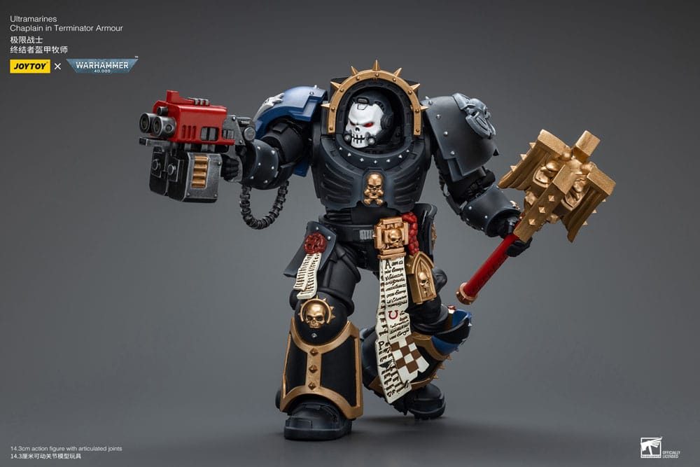 Warhammer 40k Actionfigur 1/18 Ultramarines Chaplain in Terminator Armour 12 cm Image 10