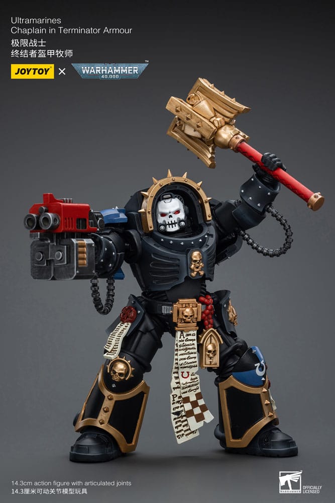 Warhammer 40k Actionfigur 1/18 Ultramarines Chaplain in Terminator Armour 12 cm Image 11