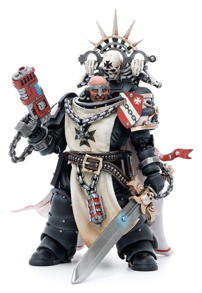 Warhammer 40k Actionfigur 1/18 Black Templars Marshal Baldeckrath 12 cm Image 1