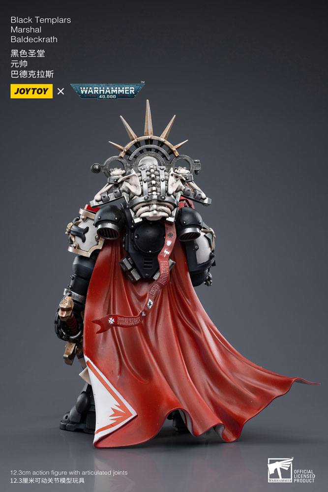 Warhammer 40k Actionfigur 1/18 Black Templars Marshal Baldeckrath 12 cm Image 3
