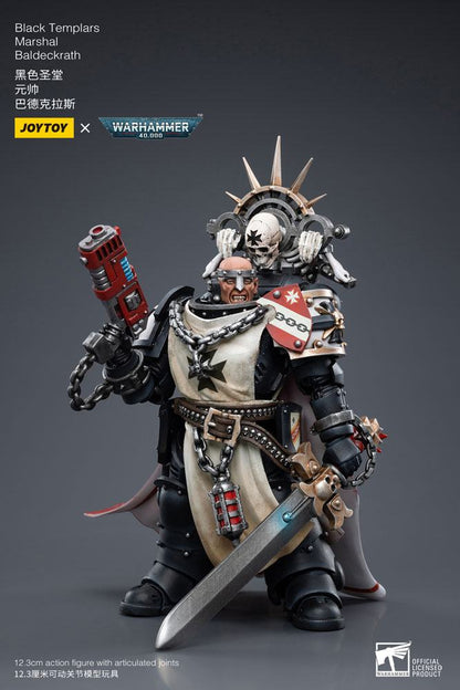 Warhammer 40k Actionfigur 1/18 Black Templars Marshal Baldeckrath 12 cm Image 4