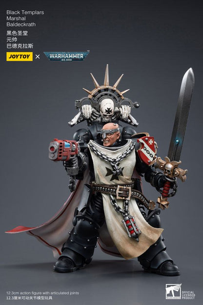 Warhammer 40k Actionfigur 1/18 Black Templars Marshal Baldeckrath 12 cm Image 5