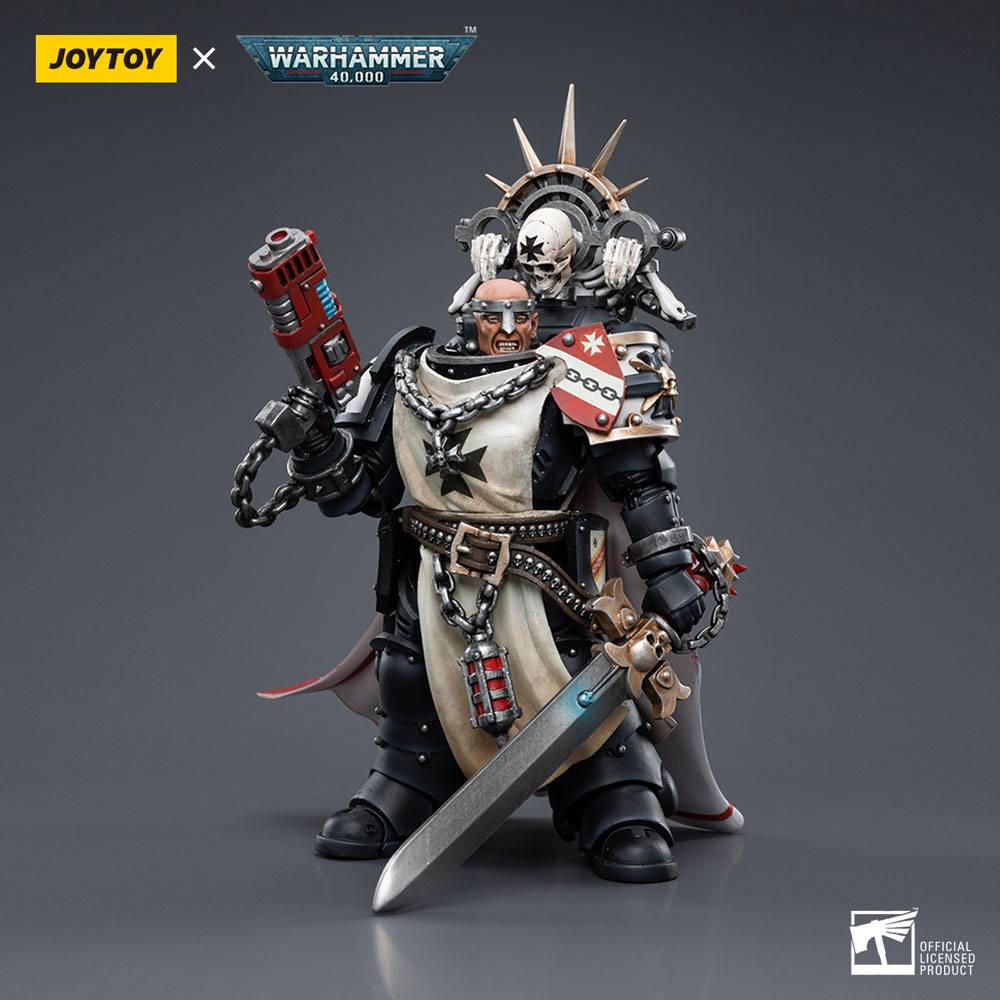 Warhammer 40k Actionfigur 1/18 Black Templars Marshal Baldeckrath 12 cm Image 12
