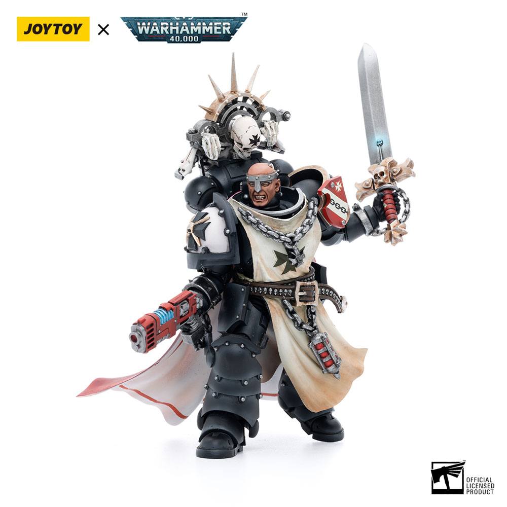 Warhammer 40k Actionfigur 1/18 Black Templars Marshal Baldeckrath 12 cm Image 15