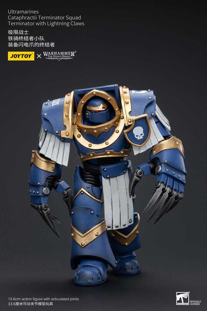 Warhammer The Horus Heresy Actionfigur 1/18 Ultramarines Cataphractii Terminator Squad Terminator with Lightning Claws 14 cm Image 4