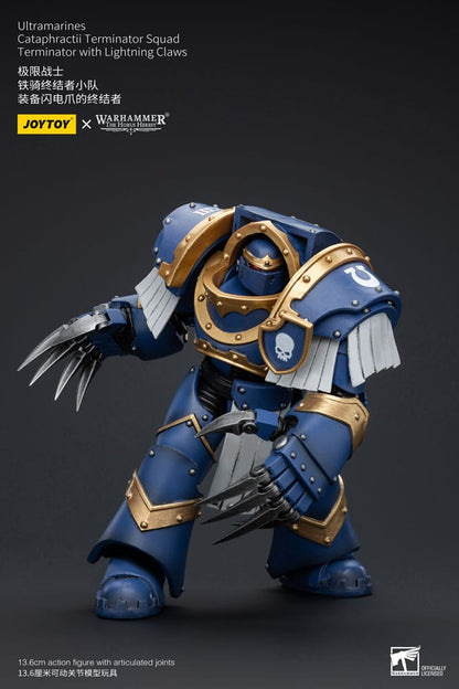 Warhammer The Horus Heresy Actionfigur 1/18 Ultramarines Cataphractii Terminator Squad Terminator with Lightning Claws 14 cm Image 5