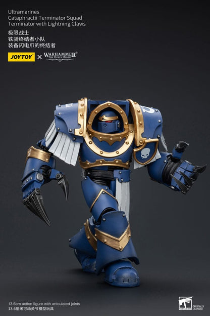 Warhammer The Horus Heresy Actionfigur 1/18 Ultramarines Cataphractii Terminator Squad Terminator with Lightning Claws 14 cm Image 6