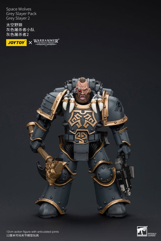 Warhammer The Horus Heresy Actionfigur 1/18 Space Wolves Grey Slayer Pack Grey Slayer 2 12 cm Image 1