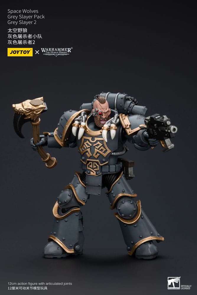 Warhammer The Horus Heresy Actionfigur 1/18 Space Wolves Grey Slayer Pack Grey Slayer 2 12 cm Image 4