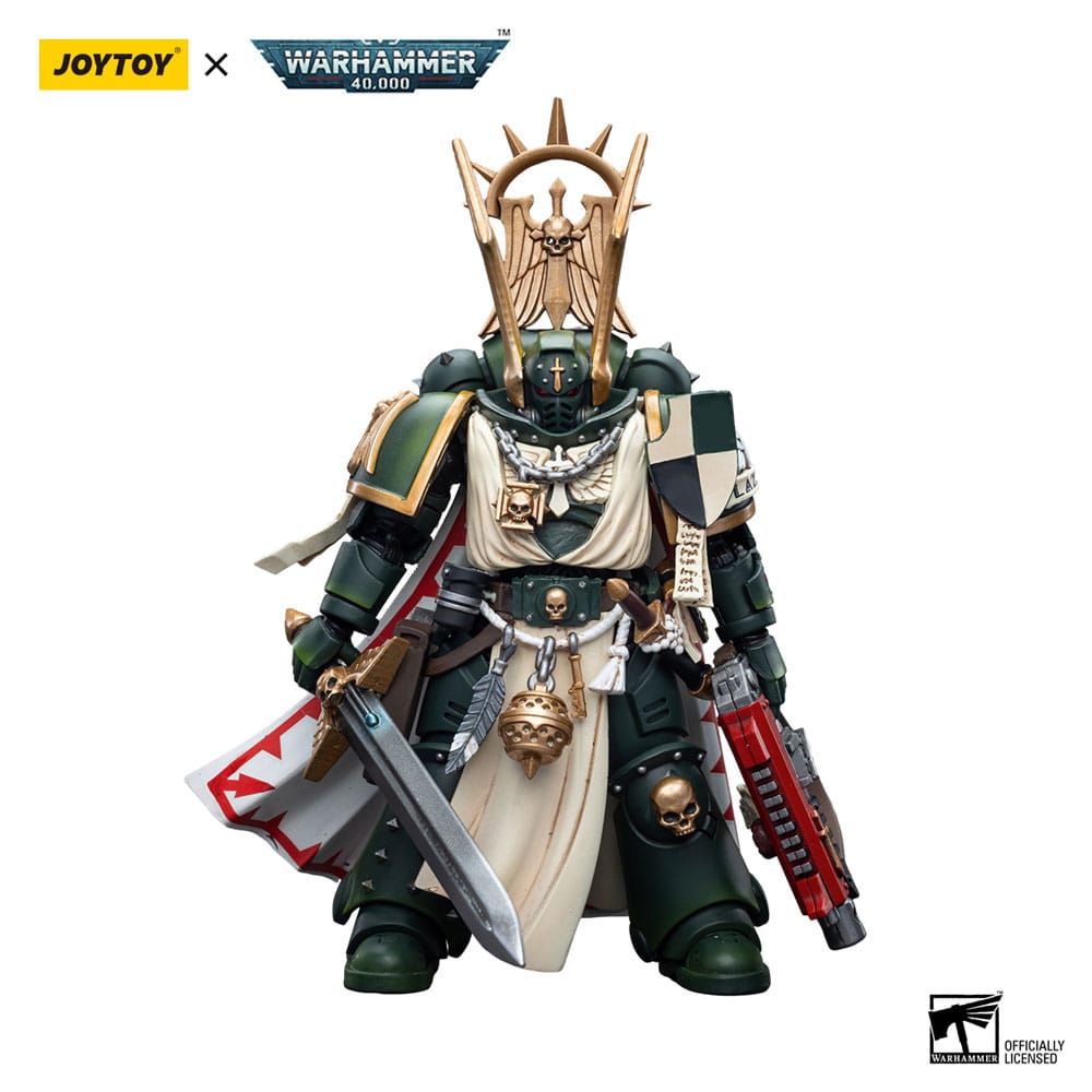 Warhammer 40k Actionfigur 1/18 Dark Angels Master Lazarus 12 cm Image 1