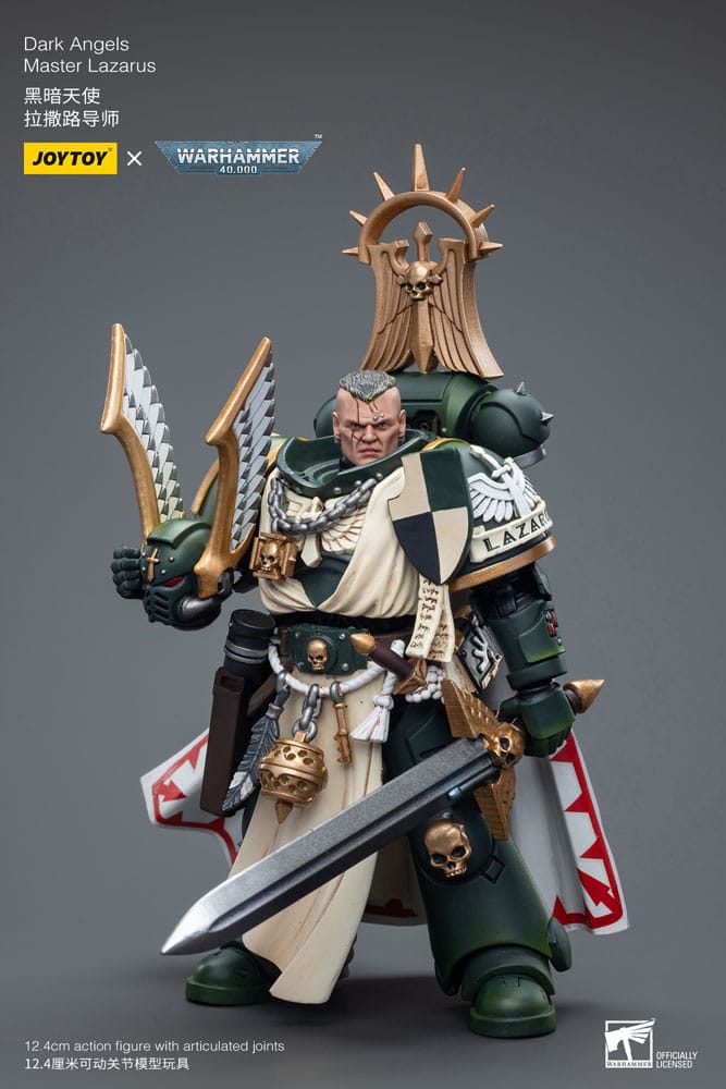 Warhammer 40k Actionfigur 1/18 Dark Angels Master Lazarus 12 cm Image 4