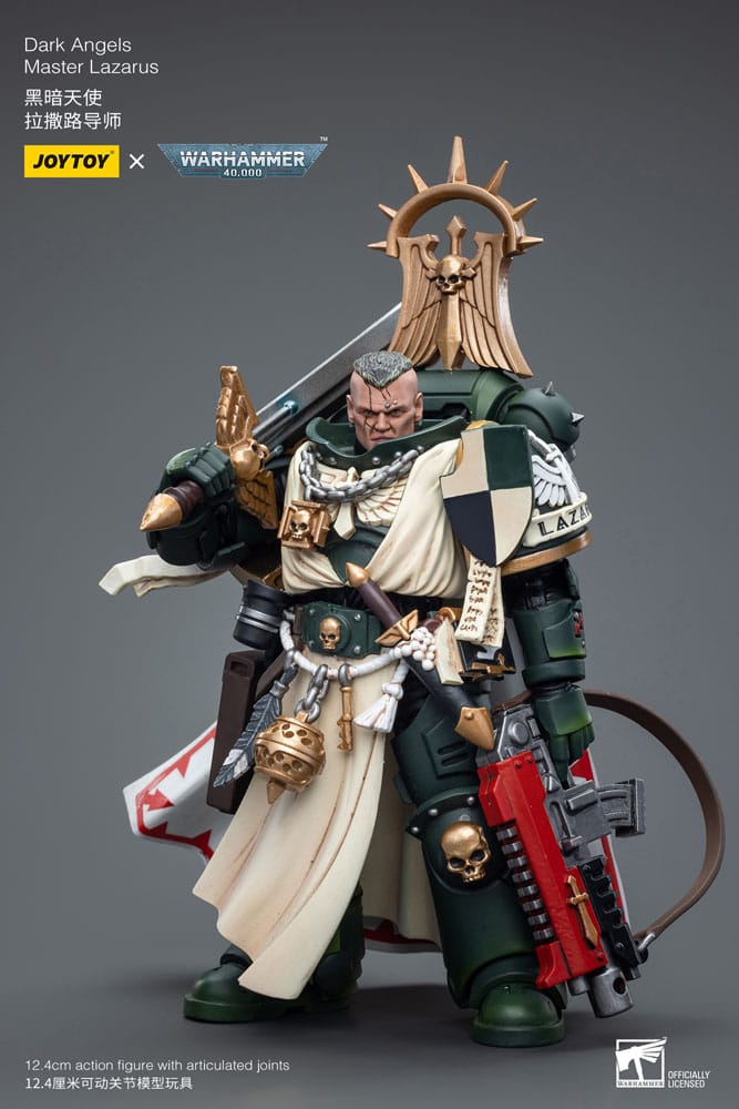 Warhammer 40k Actionfigur 1/18 Dark Angels Master Lazarus 12 cm Image 5