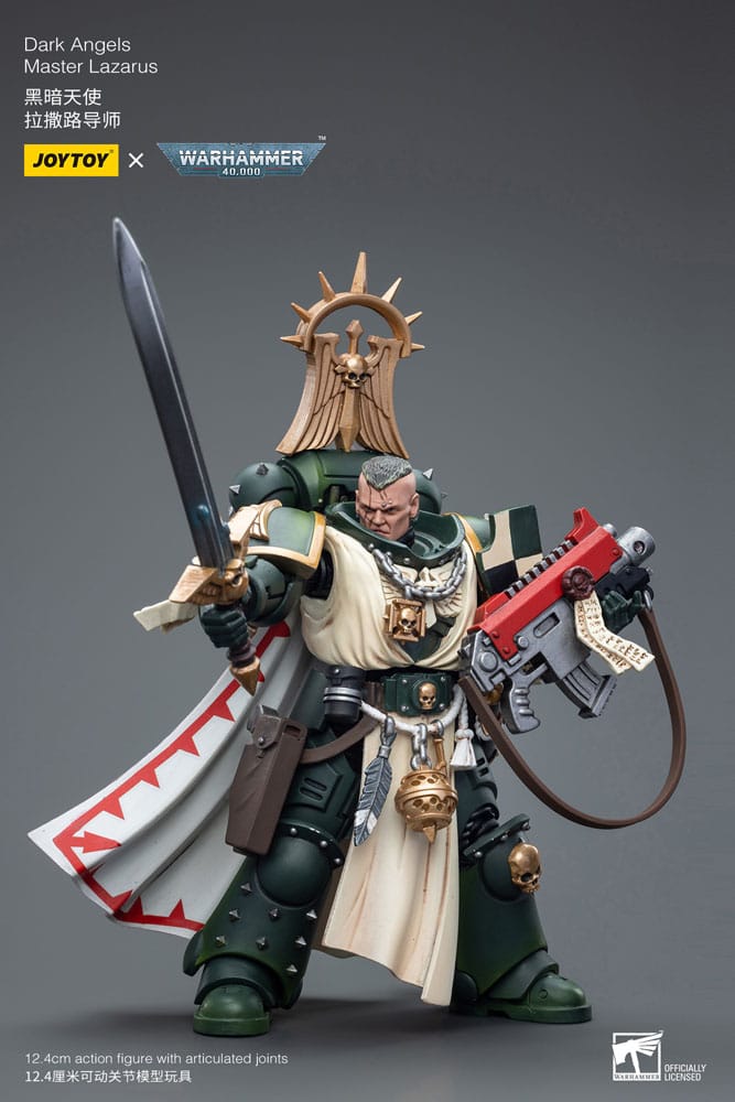 Warhammer 40k Actionfigur 1/18 Dark Angels Master Lazarus 12 cm Image 9