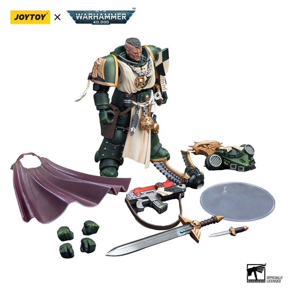 Warhammer 40k Actionfigur 1/18 Dark Angels Master Lazarus 12 cm Image 19